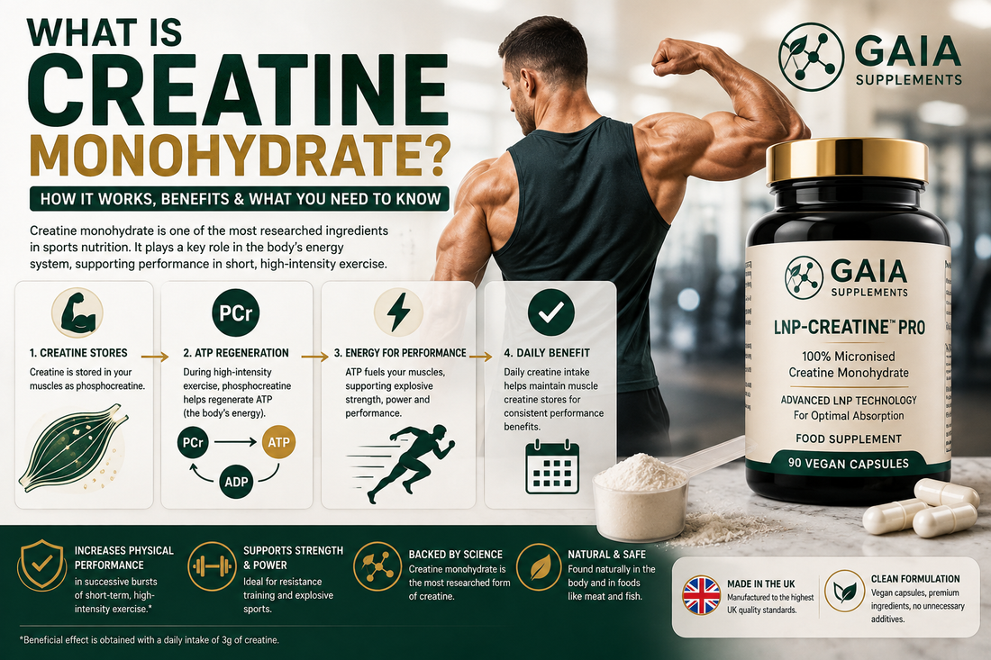 What Is Creatine Monohydrate? How It Works, Benefits & What You Need to Know (UK Guide 2026)