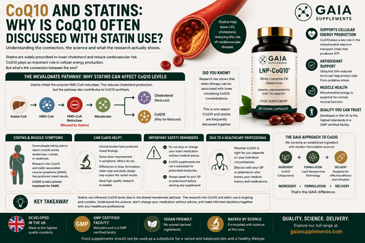CoQ10 and Statins: Why Is CoQ10 Often Discussed With Statin Use? (UK Guide 2026)