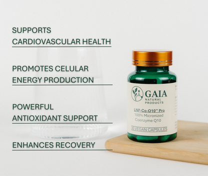 GAIA CoQ10: Premium Capsules Supplement (200mg)