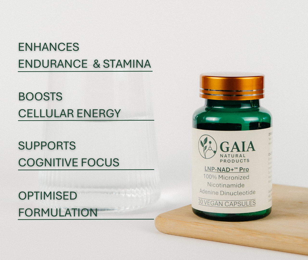 Gaia NAD+ Premium Capsules Supplement